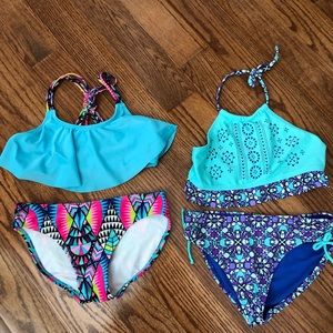 Super cute swim set of 2 size 7/8
